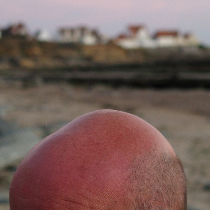 photo crâne et plage